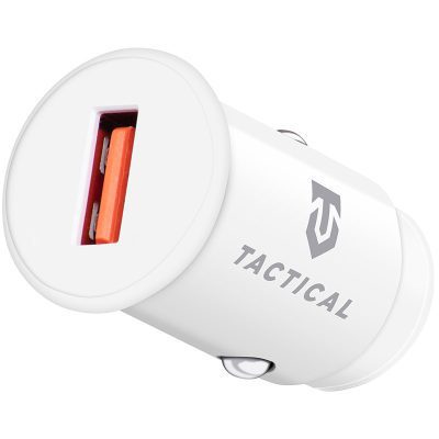 Tactical USB-A QC 3.0 3A Car Charger Fehér