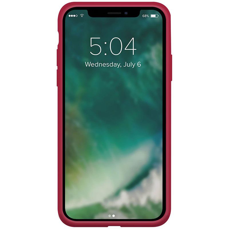 Xqisit Silicone Anti Bac Piros iPhone 12/12 Pro Tok