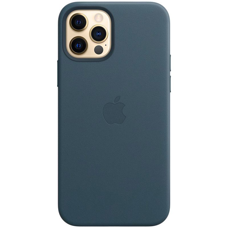 Apple Baltic Kék Leather Magsafe kompatibilis iPhone 12/12 Pro Tok