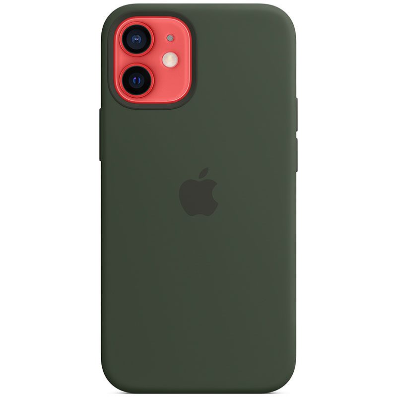 Apple Cyprus Zöld Silicone Magsafe kompatibilis iPhone 12 Mini Tok