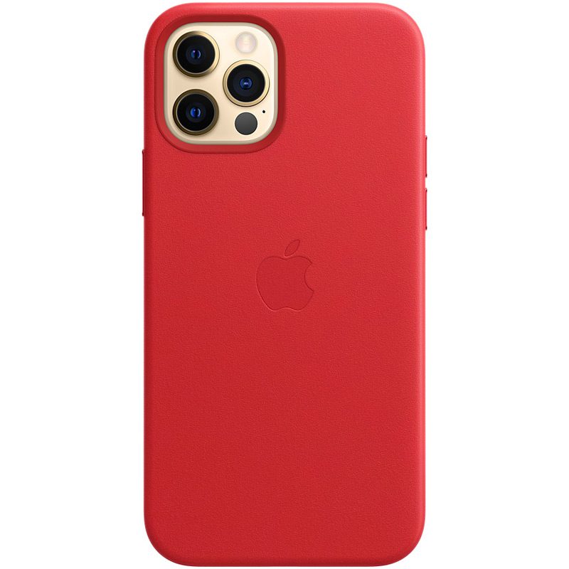 Apple Piros Leather Magsafe kompatibilis iPhone 12/12 Pro Tok