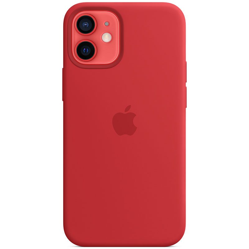 Apple Piros Silicone Magsafe kompatibilis iPhone 12 Mini Tok
