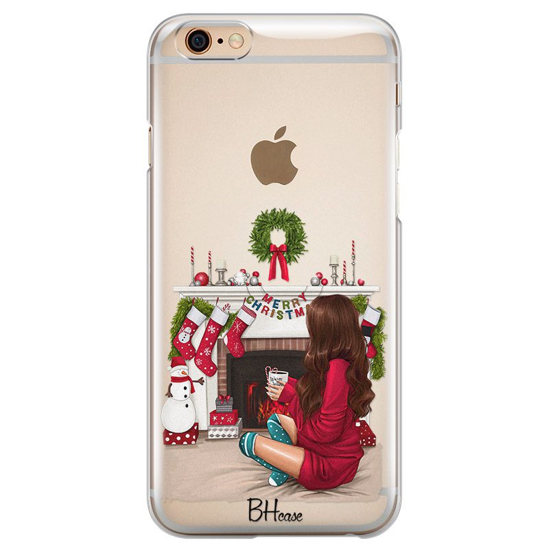 Christmas Day Brown Hair iPhone 6 Plus/6S Plus Tok