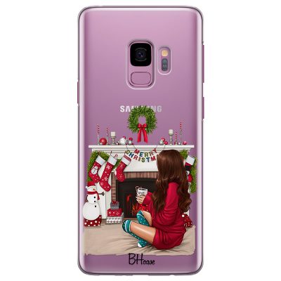 Christmas Day Brown Hair Samsung S9 Tok