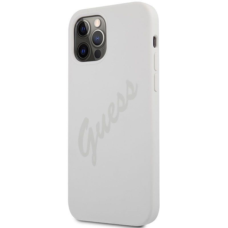 Guess Silicone Vintage Cream iPhone 12/12 Pro Tok