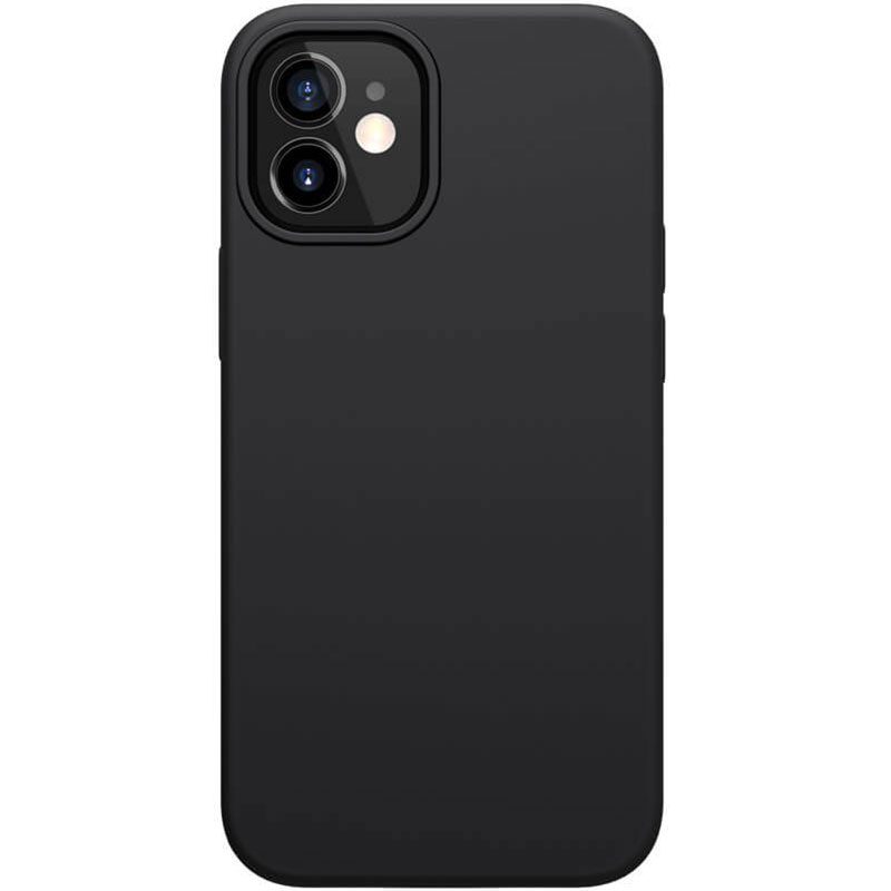 Nillkin Flex Pure Liquid Silicone Magsafe kompatibilis Fekete iPhone 12 Mini Tok