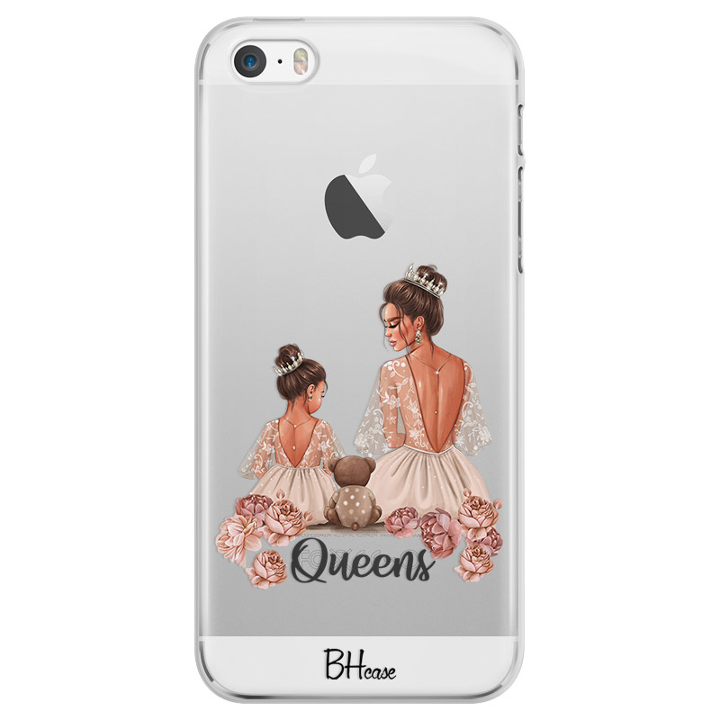 Queens Brown Hair iPhone SE/5S Tok