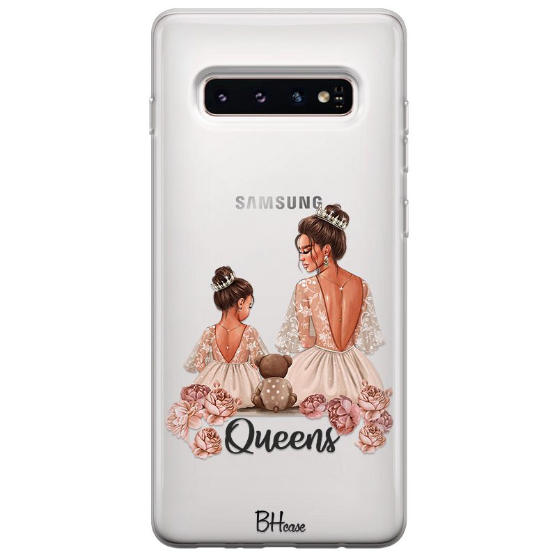 Queens Brown Hair Samsung S10 Plus Tok