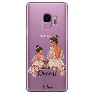 Queens Brown Hair Samsung S9 Tok