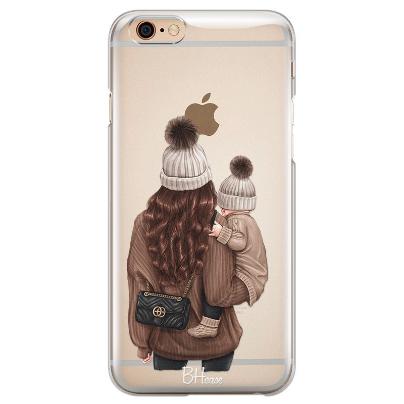 Warm Wishes Mom Brown Hair iPhone 6 Plus/6S Plus Tok