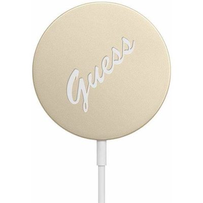 Guess Magnetic Wireless Charger 15W Vintage Arany