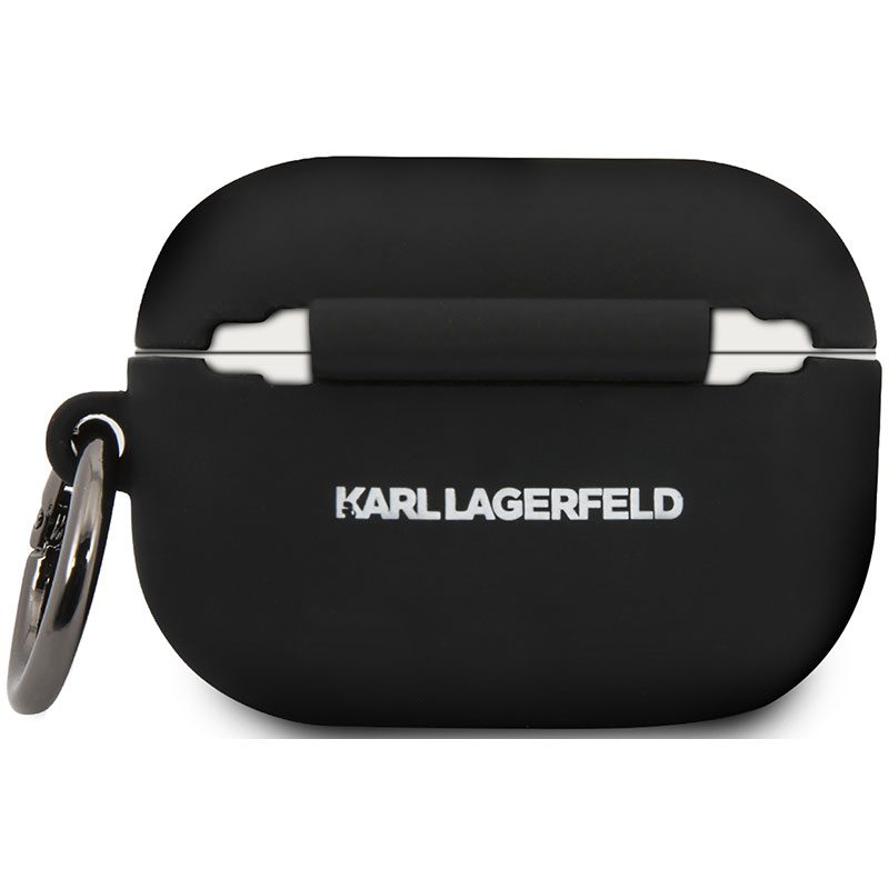Karl Lagerfeld Choupette Head Silicone Fekete AirPods Pro Tok
