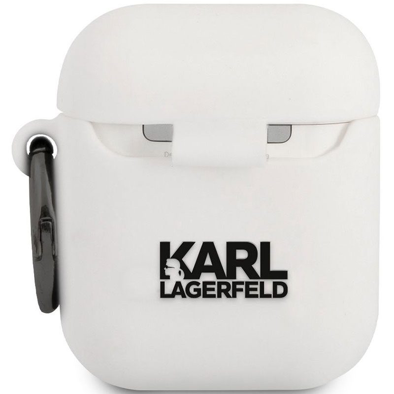 Karl Lagerfeld Choupette Head Silicone Fehér AirPods 1/2 Tok
