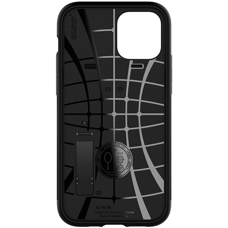 Spigen Slim Armor Fekete iPhone 12/12 Pro Tok
