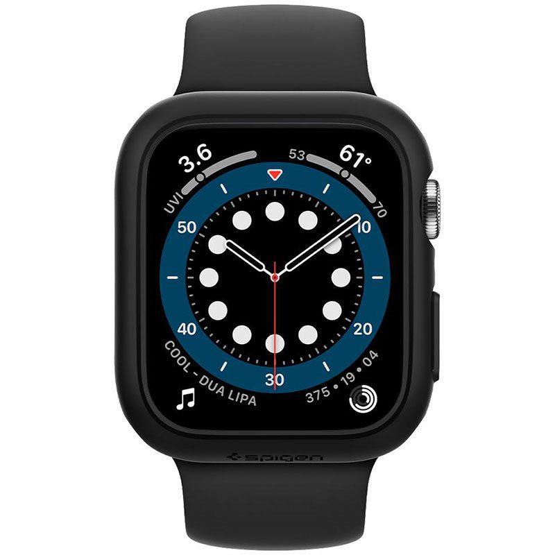 Spigen Thin Fit Fekete Tok Apple Watch 44mm