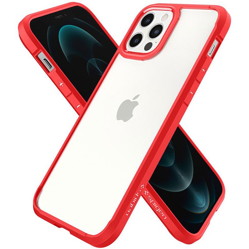 Spigen Ultra Hybrid Piros iPhone 12/12 Pro Tok