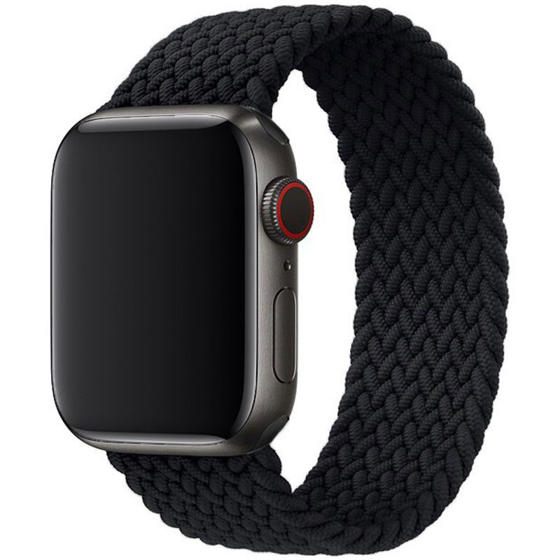 Braided Szíj Apple Watch 45/44/42/Ultra Black