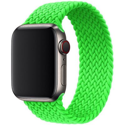 Braided Szíj Apple Watch 45/44/42/Ultra Flash Green