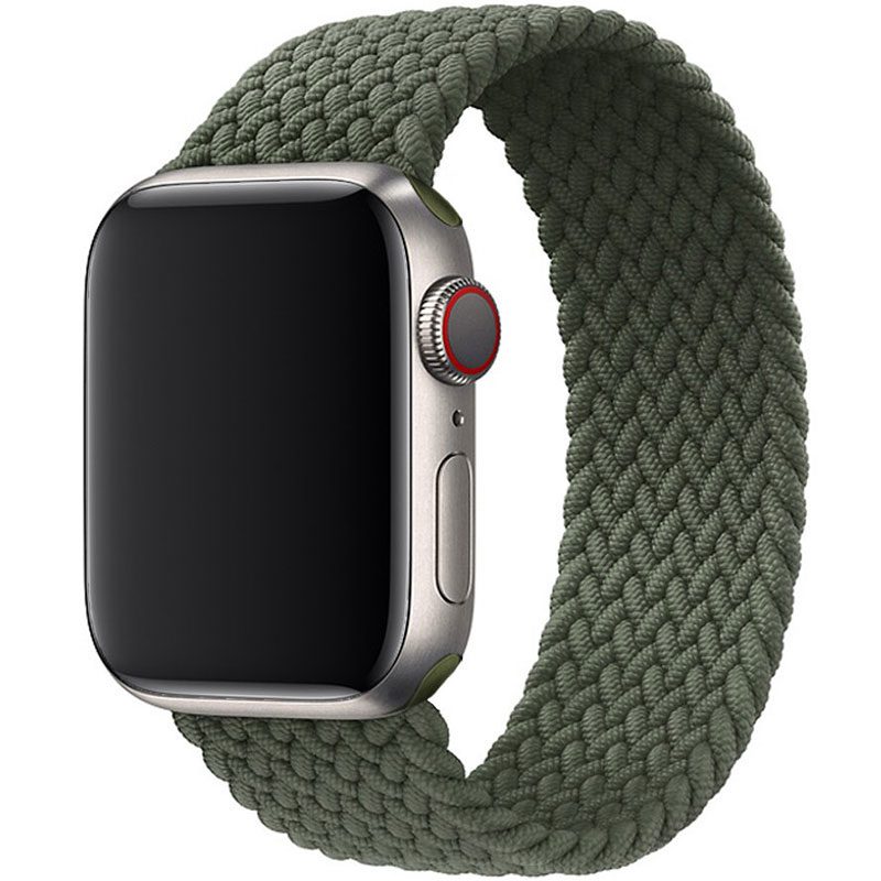 Braided Szíj Apple Watch 45/44/42/Ultra Inverness Green