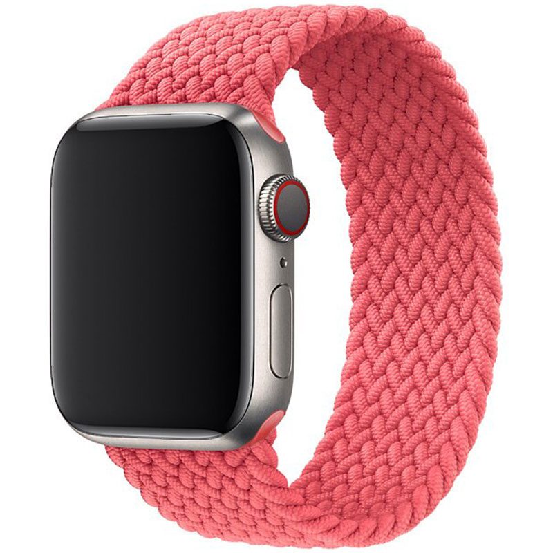 Braided Szíj Apple Watch 45/44/42/Ultra Pink Punch