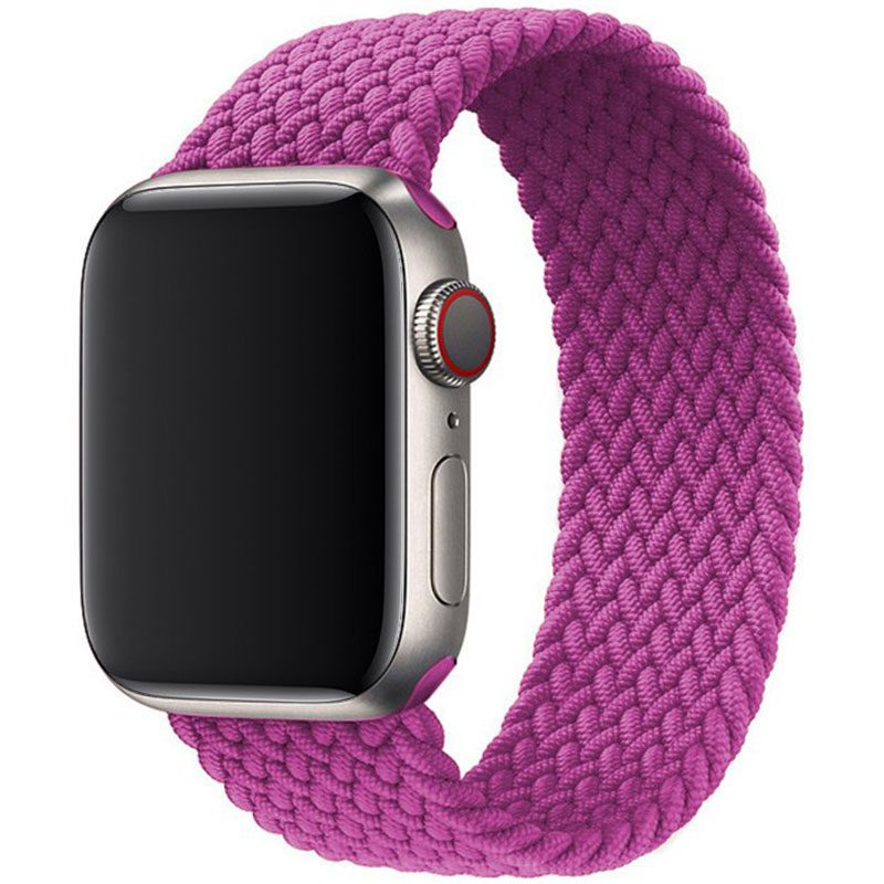 Braided Szíj Apple Watch 45/44/42/Ultra Purple Red