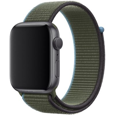 Nylon Szíj Apple Watch 45/44/42/Ultra Inverness Zöld