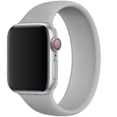 Silicone Solo Loop Szíj Apple Watch 41/40/38mm Gray