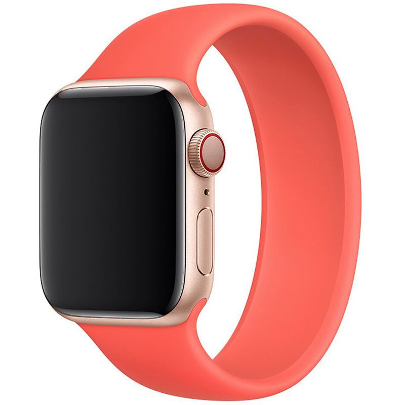 Silicone Solo Loop Szíj Apple Watch 41/40/38mm Pink Citrus