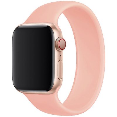 Silicone Solo Loop Szíj Apple Watch 41/40/38mm Pink Sand