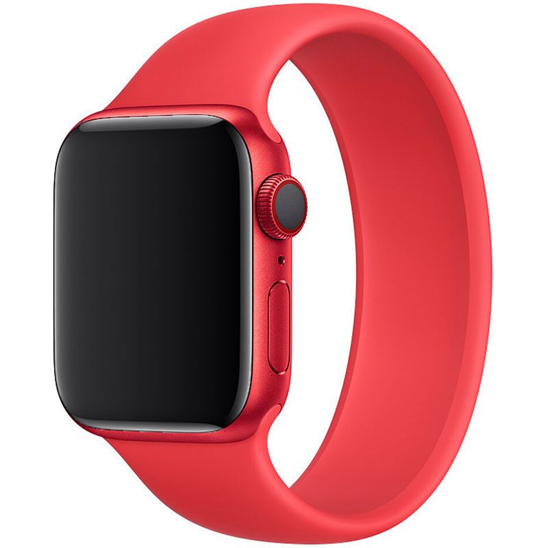 Silicone Solo Loop Szíj Apple Watch 41/40/38mm Red