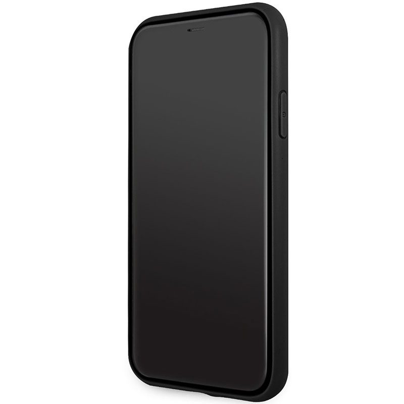 Guess PU Saffiano Big 4G Metal Logo Fekete iPhone 11 Tok