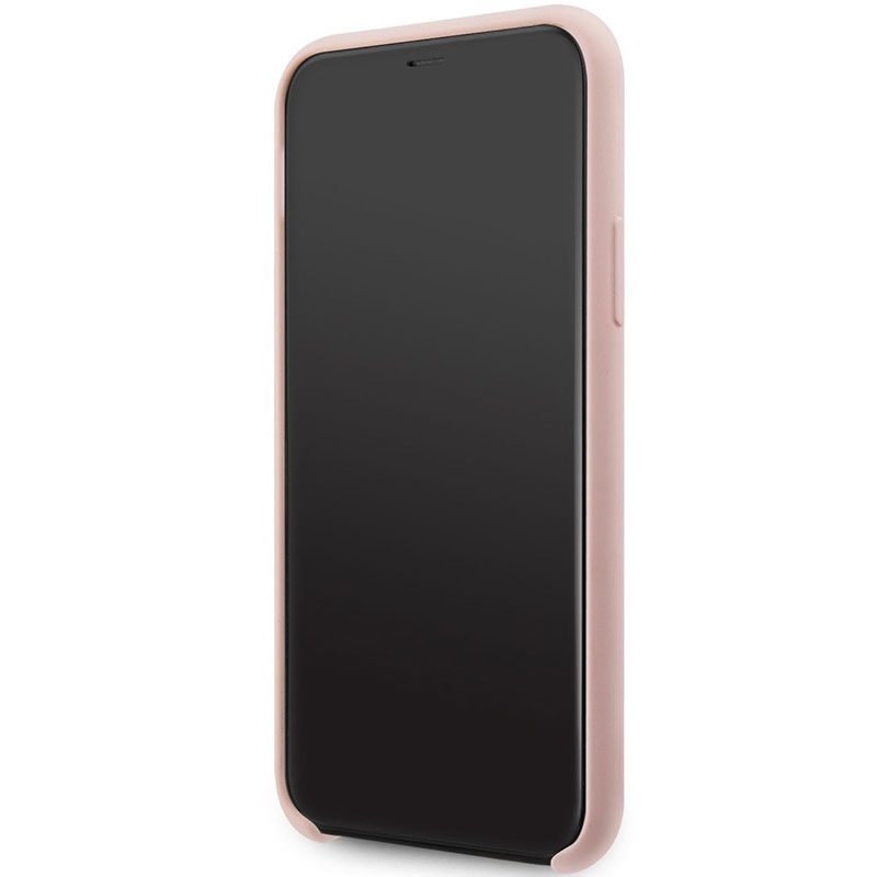 Karl Lagerfeld Stack Rózsaszín Logo Silicone Rózsaszín iPhone 11 Tok