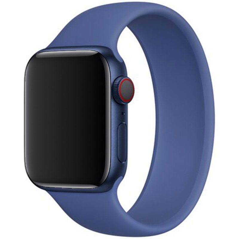 Silicone Solo Loop Szíj Apple Watch 41/40/38mm Tomales Blue