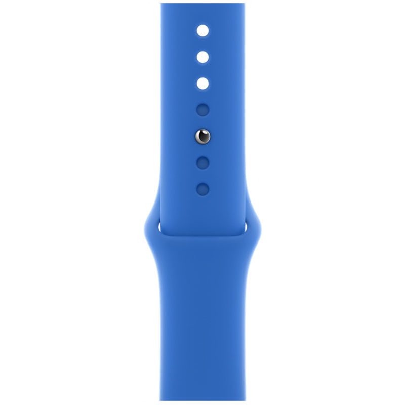 Silicone Szíj Apple Watch 41/40/38mm Capri Kék Small