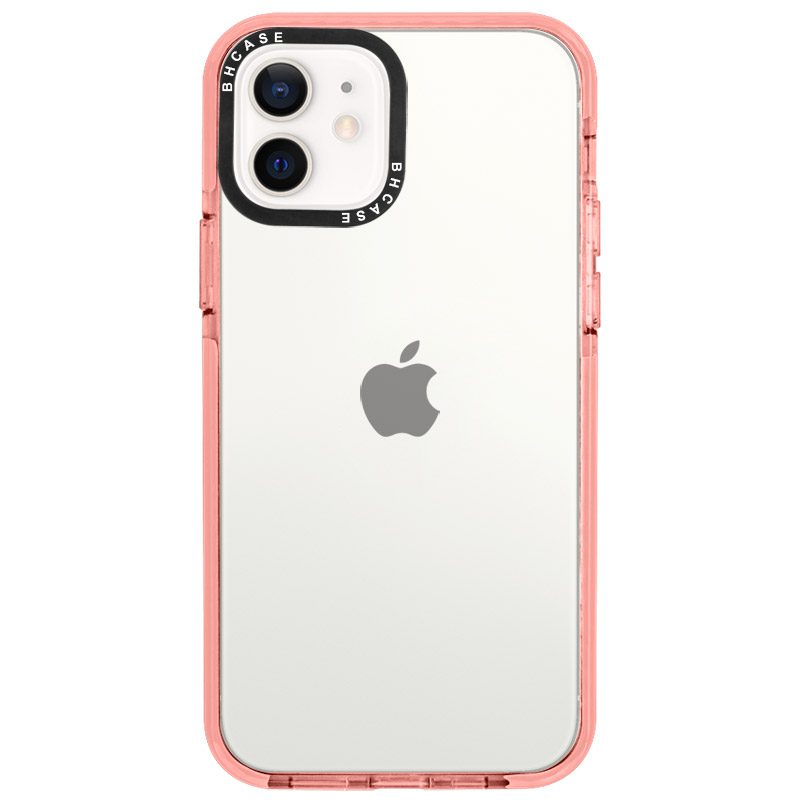 Átlátszó BHholo Rose Rózsaszín iPhone 12/12 Pro Tok