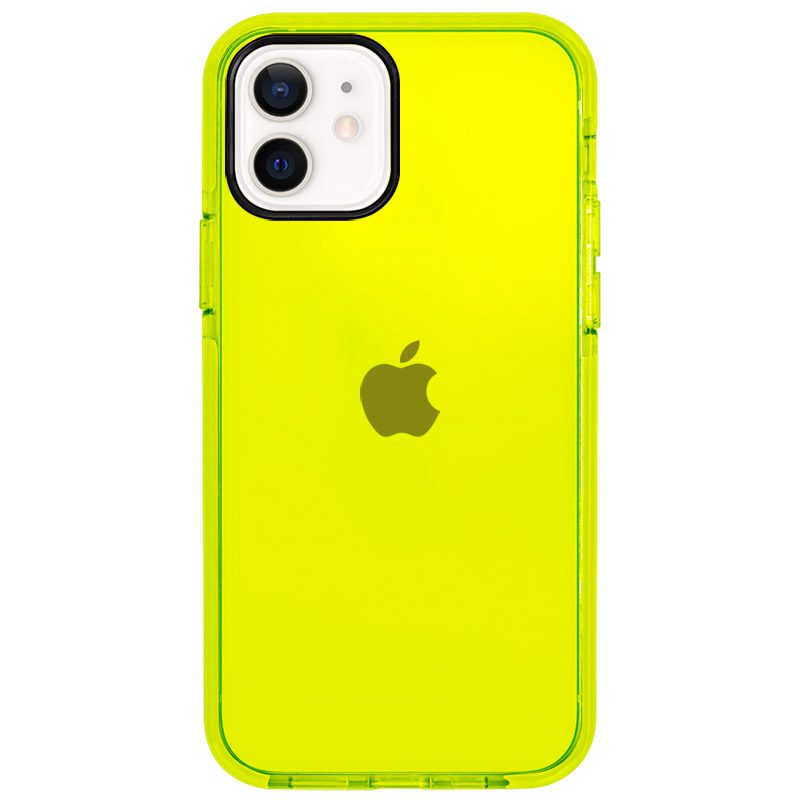 Átlátszó Color Zöld iPhone 12/12 Pro Tok