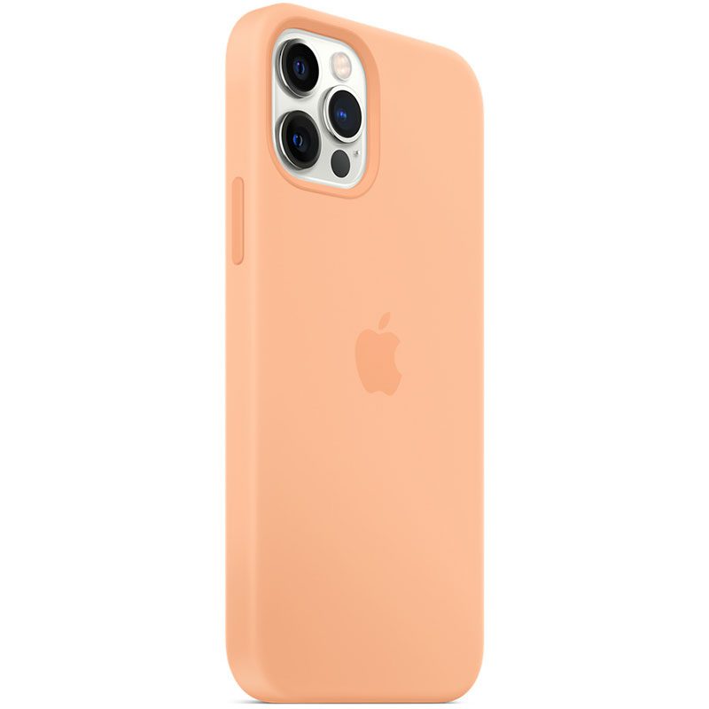 Apple Cantaloupe Silicone Magsafe kompatibilis iPhone 12 Pro Max Tok