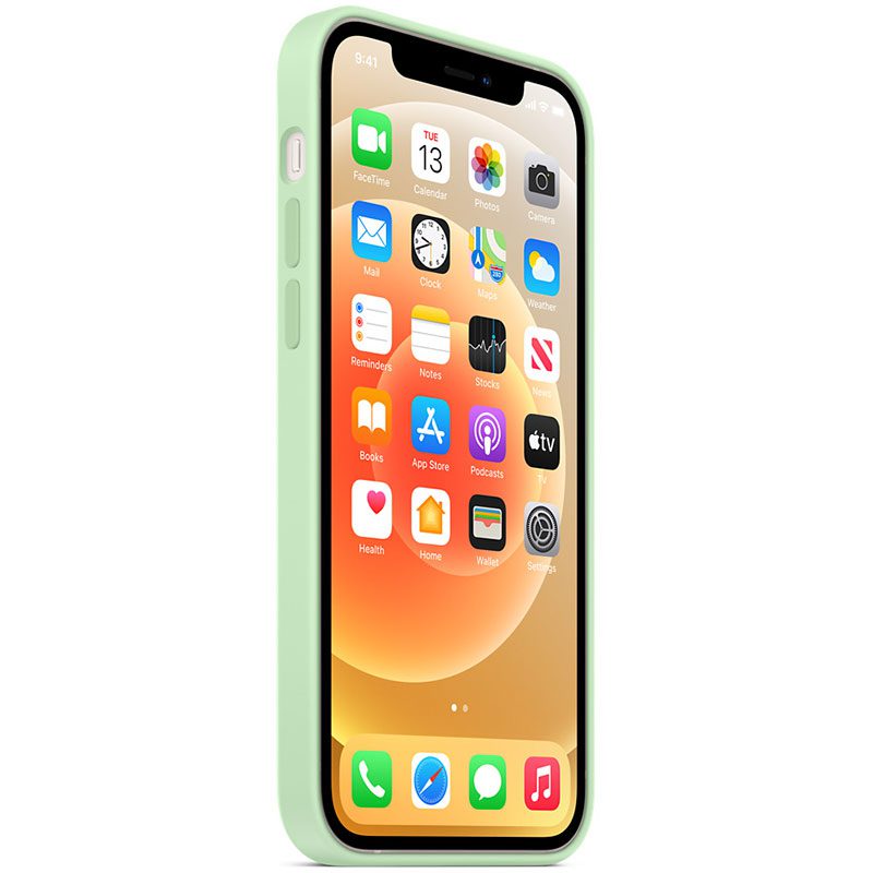 Apple Pistachio Silicone Magsafe kompatibilis iPhone 12 Pro Max Tok