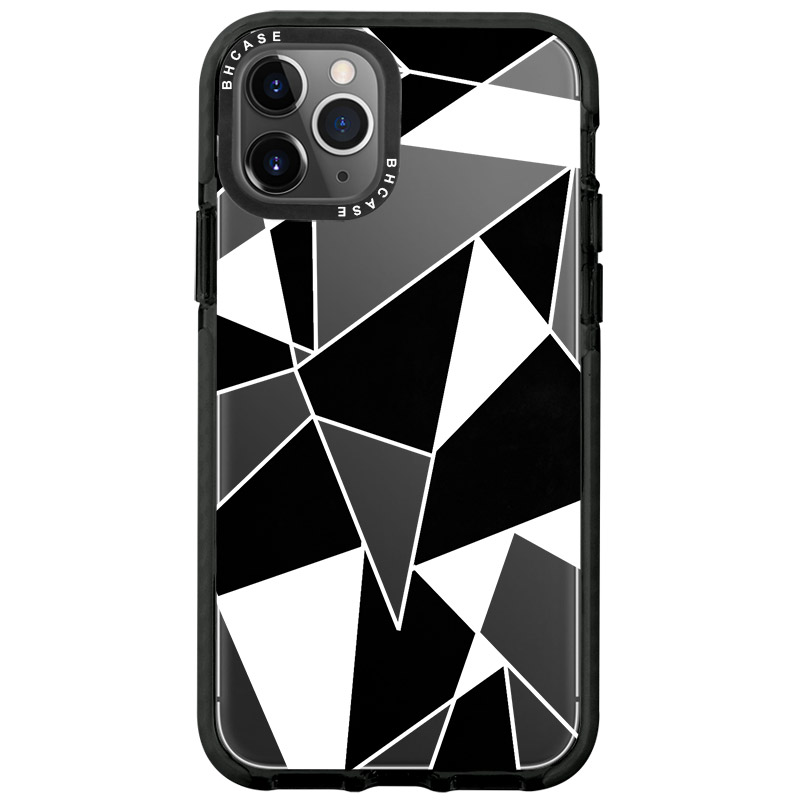 Fekete Fehér Geometric iPhone 11 Pro Max Tok
