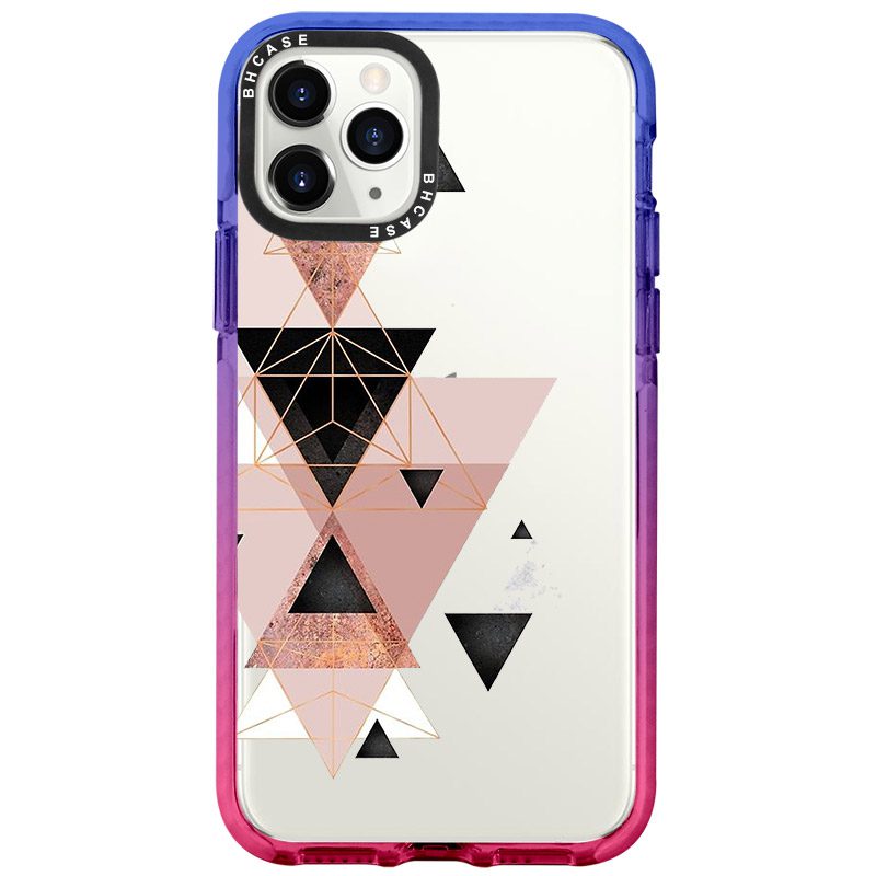 Geometric Rózsaszín iPhone 11 Pro Max Tok