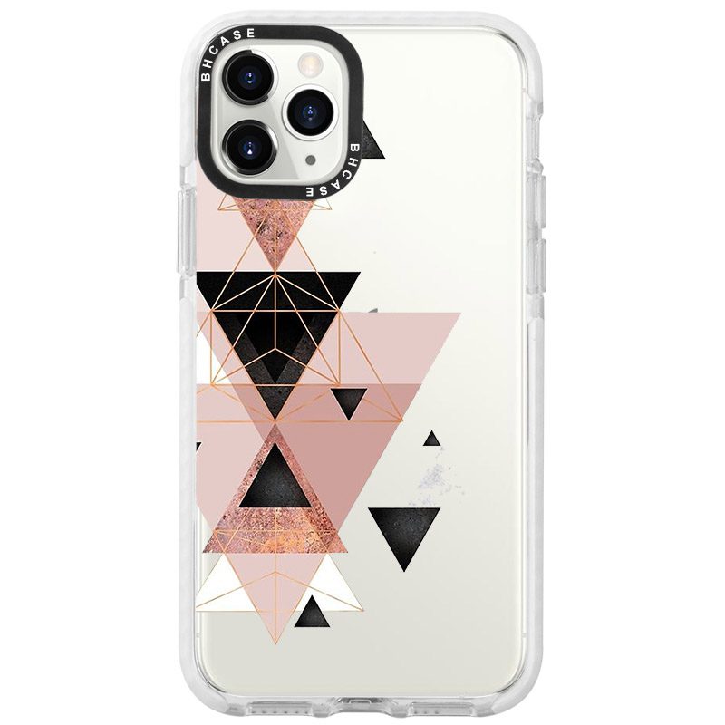 Geometric Rózsaszín iPhone 11 Pro Max Tok