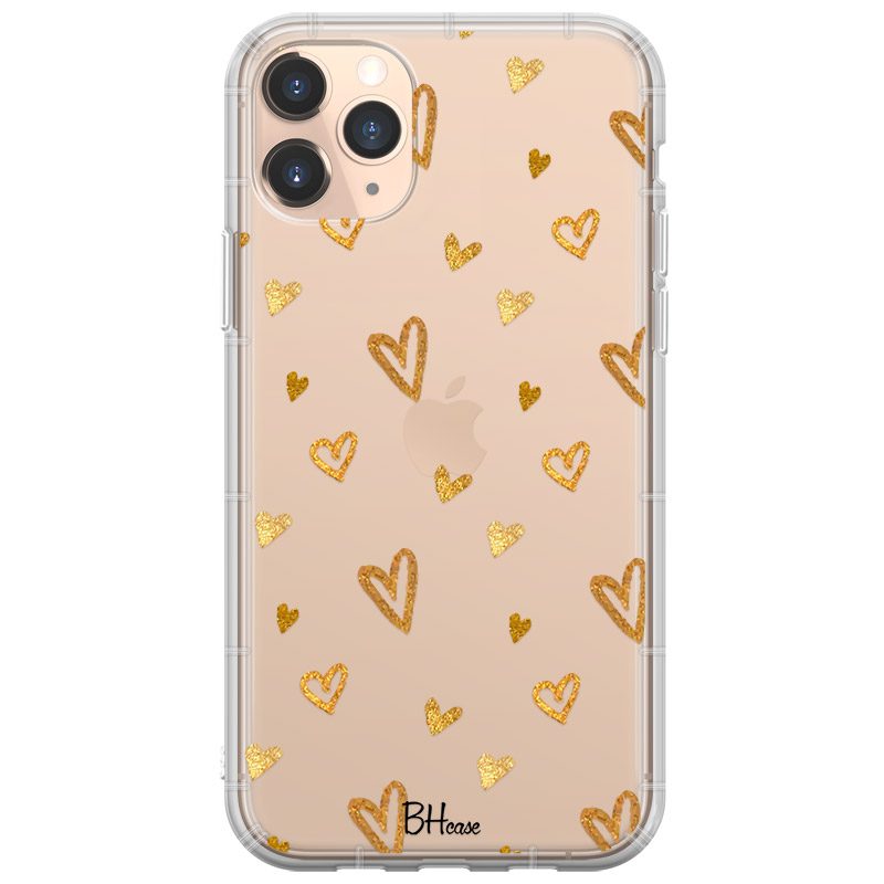 Golden Hearts iPhone 11 Pro Max Tok
