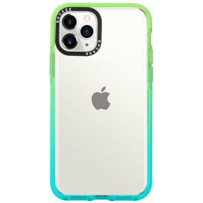 Átlátszó BHholo Zöld-Cyan iPhone 11 Pro Tok