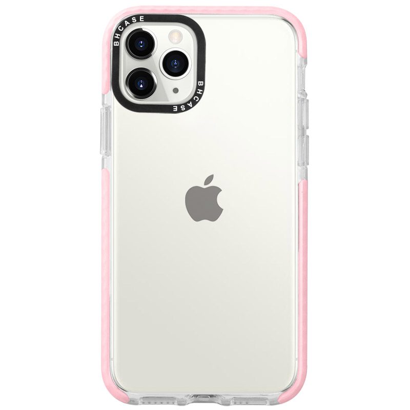 Átlátszó BHholo Light Rózsaszín iPhone 11 Pro Max Tok