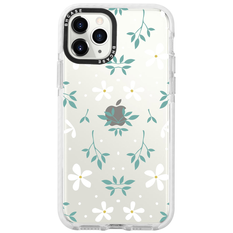 Fehér Floral iPhone 11 Pro Max Tok
