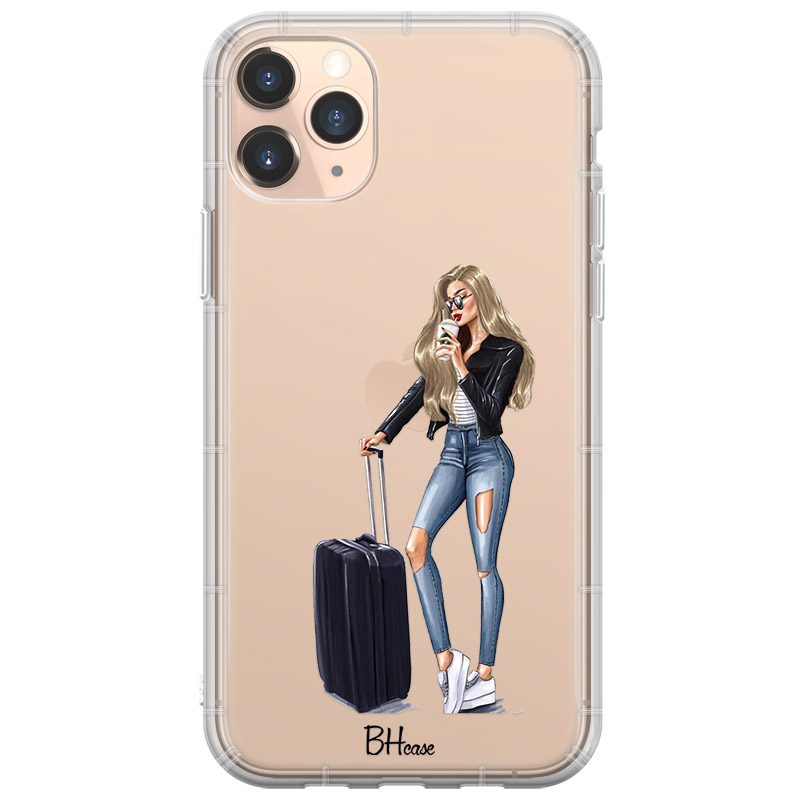 Woman Blonde With Baggage iPhone 11 Pro Max Tok