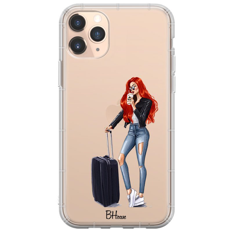 Woman Redhead With Baggage iPhone 11 Pro Max Tok