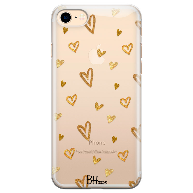 Golden Hearts iPhone 8/7/SE 2020/SE 2022 Tok