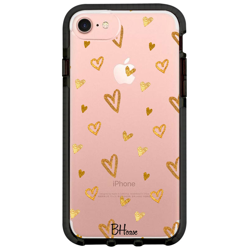 Golden Hearts iPhone 8/7/SE 2020/SE 2022 Tok