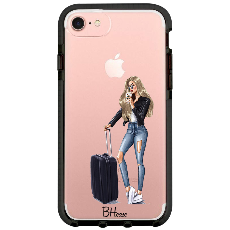 Woman Blonde With Baggage iPhone 8/7/SE 2020/SE 2022 Tok